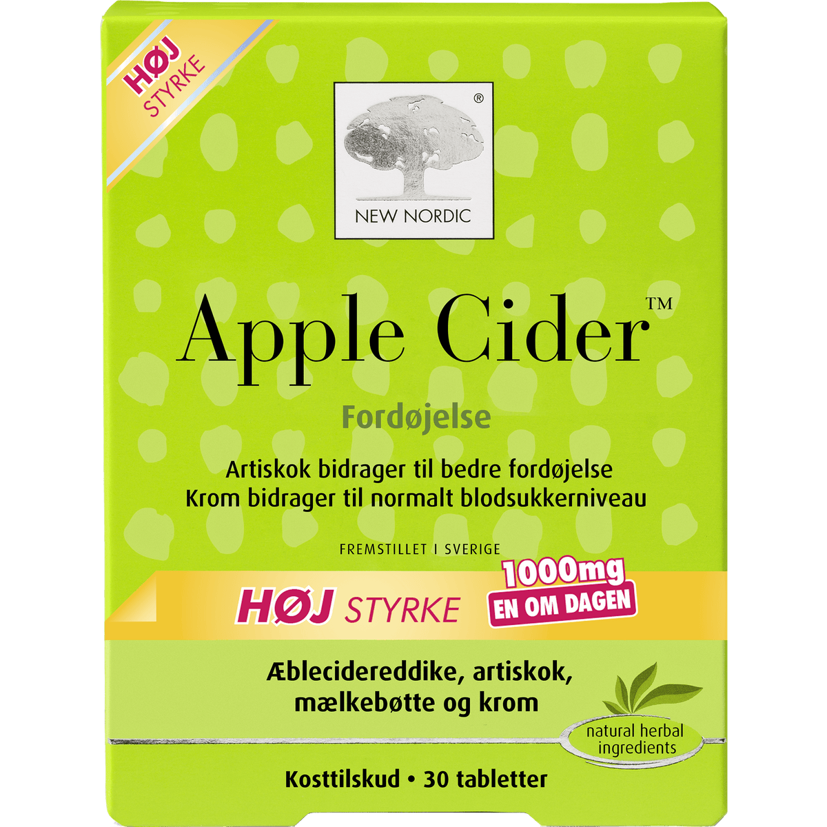 New Nordic Apple Cider | 30 tabletter