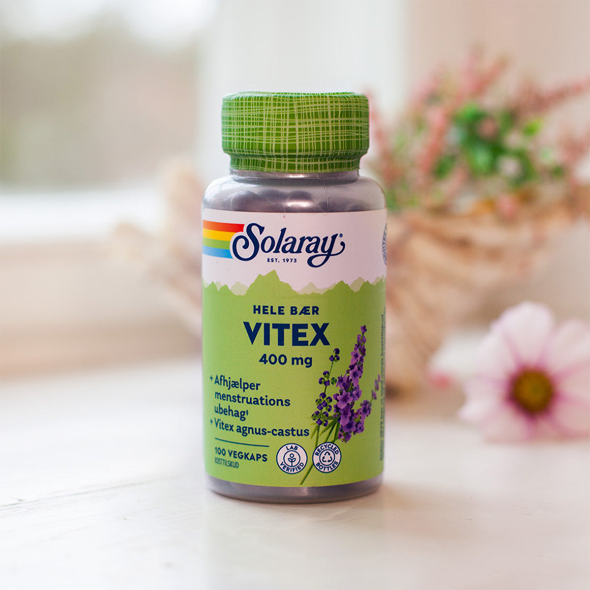 Solaray Vitex Agnus Castus | 100 kapsler fra Solaray på Mecindo.dk