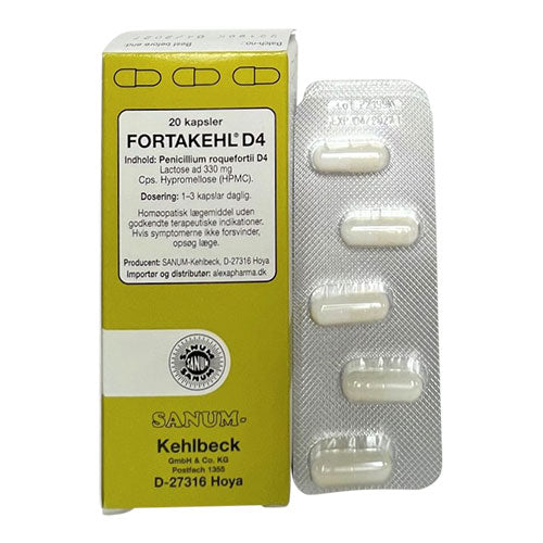 Fortakehl Kapsler D4 | 20 kapsler fra Mecindo.dk på Mecindo.dk