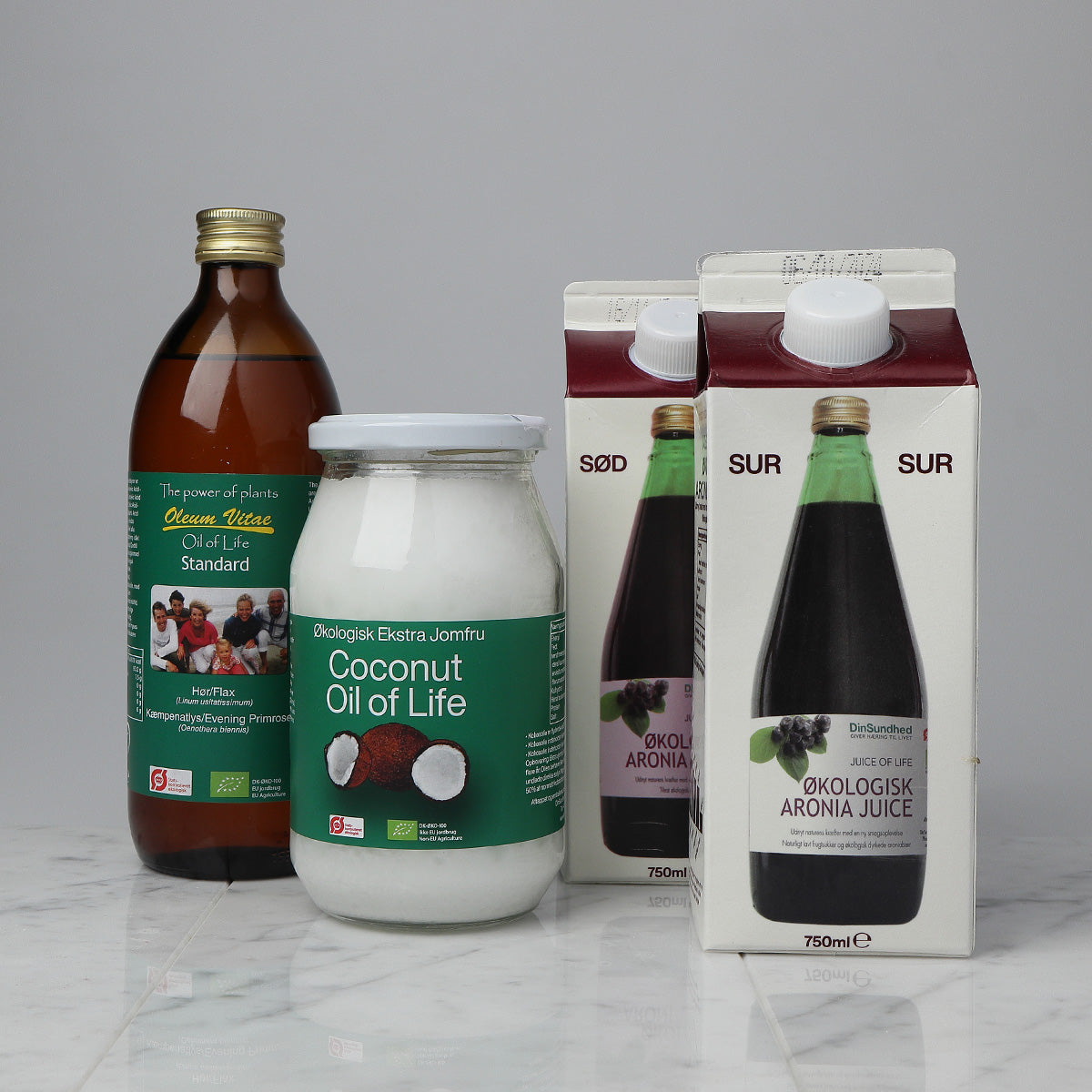 Livets frugt saft Aronia Saft, M. Rørsukker Økologisk | 750 ml fra Livets frugt saft på Mecindo.dk