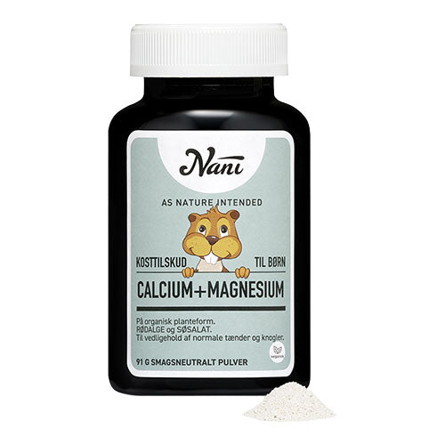 Nani Calcium+magnesium Børn | 91 gr fra Nani på Mecindo.dk