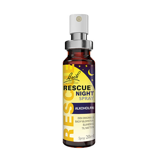 Bach Rescue Remedy Night Spray | 20 ml fra Bach Originale Blomsterremedier på Mecindo.dk