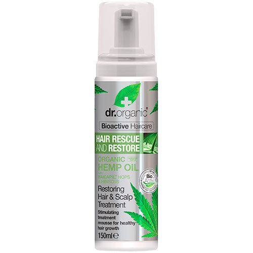Dr. Organic Hemp Oil Hair Rescue And Restore | 150 ml fra Dr. Organic på Mecindo.dk