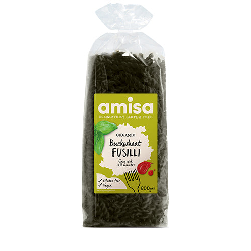 Amisa Boghvede Fusilli Pasta Økologisk | 500 gr fra Amisa på Mecindo.dk