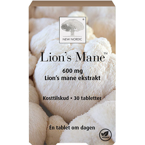 New Nordic Lion's Mane | 30 Tabl. fra New Nordic på Mecindo.dk
