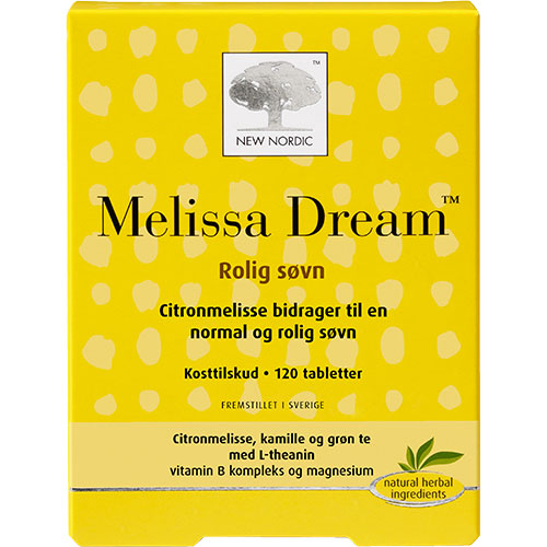 New Nordic Melissa Dream | 120 Tabl. fra New Nordic på Mecindo.dk