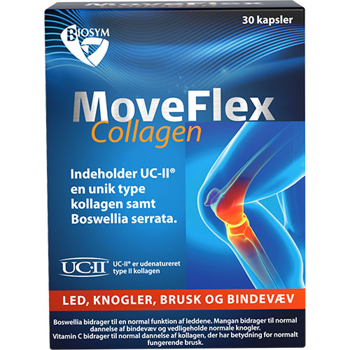 Biosym Moveflex Collagen | 30 kapsler fra Biosym på Mecindo.dk