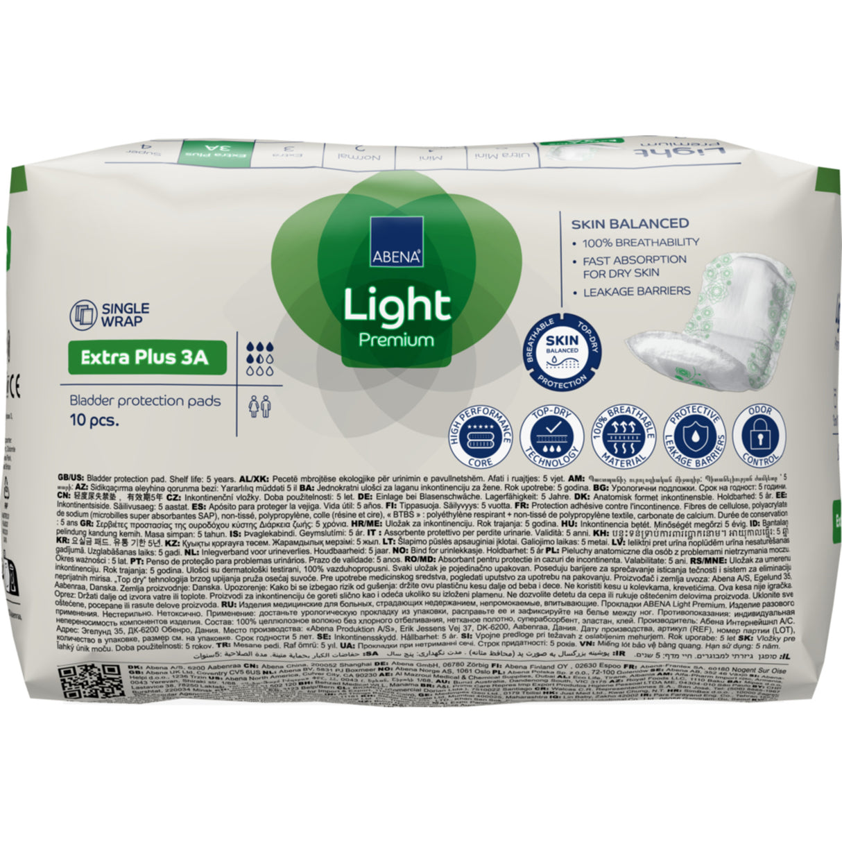 Abena Light Extra Plus 3a | 10 stk fra Abena på Mecindo.dk