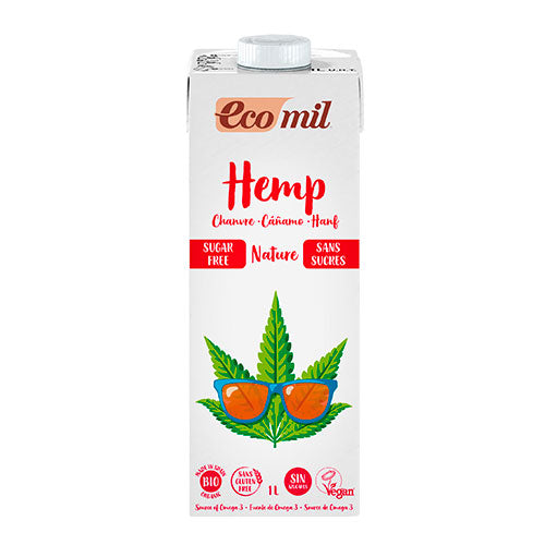 Ecomil Hamp Drik Økologisk | 1 ltr fra Ecomil på Mecindo.dk
