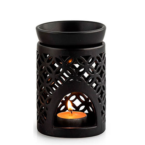 Urtegaarden Duftlampe Sort Hulmønster fra Urtegaarden på Mecindo.dk