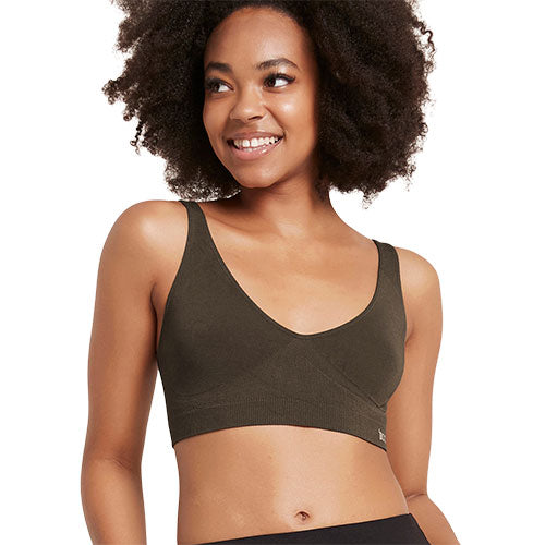 Boody Shaper Crop Bra Dark Olive | Str. L fra Boody på Mecindo.dk