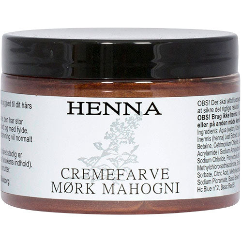 Henna Hårfarve Creme (140 ml) | Mørk Mahogni fra Henna på Mecindo.dk