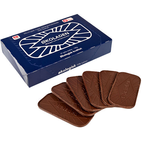 Økoladen Pålægschokolade Mørk 70% Økologisk | 120 gr fra Økoladen på Mecindo.dk