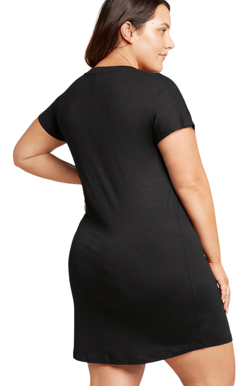 Boody Goodnight Nightdress Sort | Str. S fra Boody på Mecindo.dk