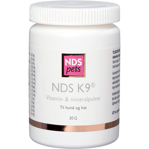 NDS K9 Multivitamin- Og Mineral Til Hund Og Kat | 30 gr fra NDS på Mecindo.dk