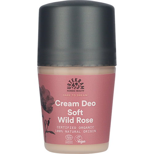 Urtekram Creme Deo Roll On Soft Wild Rose | 50 ml fra Urtekram på Mecindo.dk