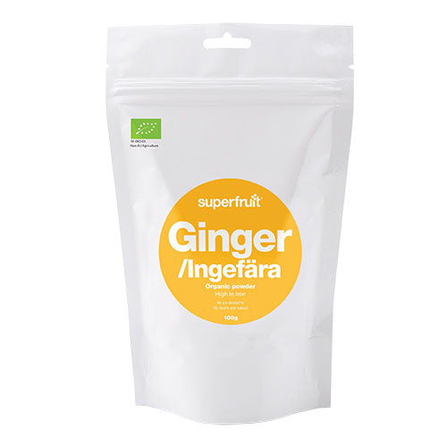 Superfruit Ginger Powder Økologisk | 100 gr fra Superfruit på Mecindo.dk