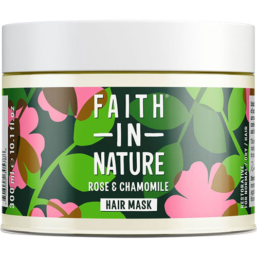 Faith in Nature Hårmaske (300 ml) | Rose & Chamomille fra Faith in Nature på Mecindo.dk