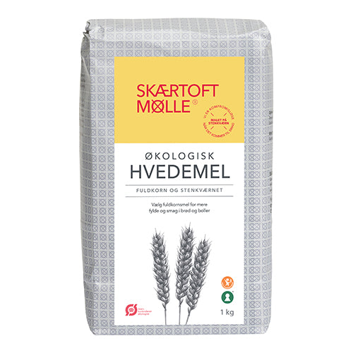 Skærtoft mølle Hvedemel Fuldkorn Økologisk | 1 kg fra Skærtoft mølle på Mecindo.dk