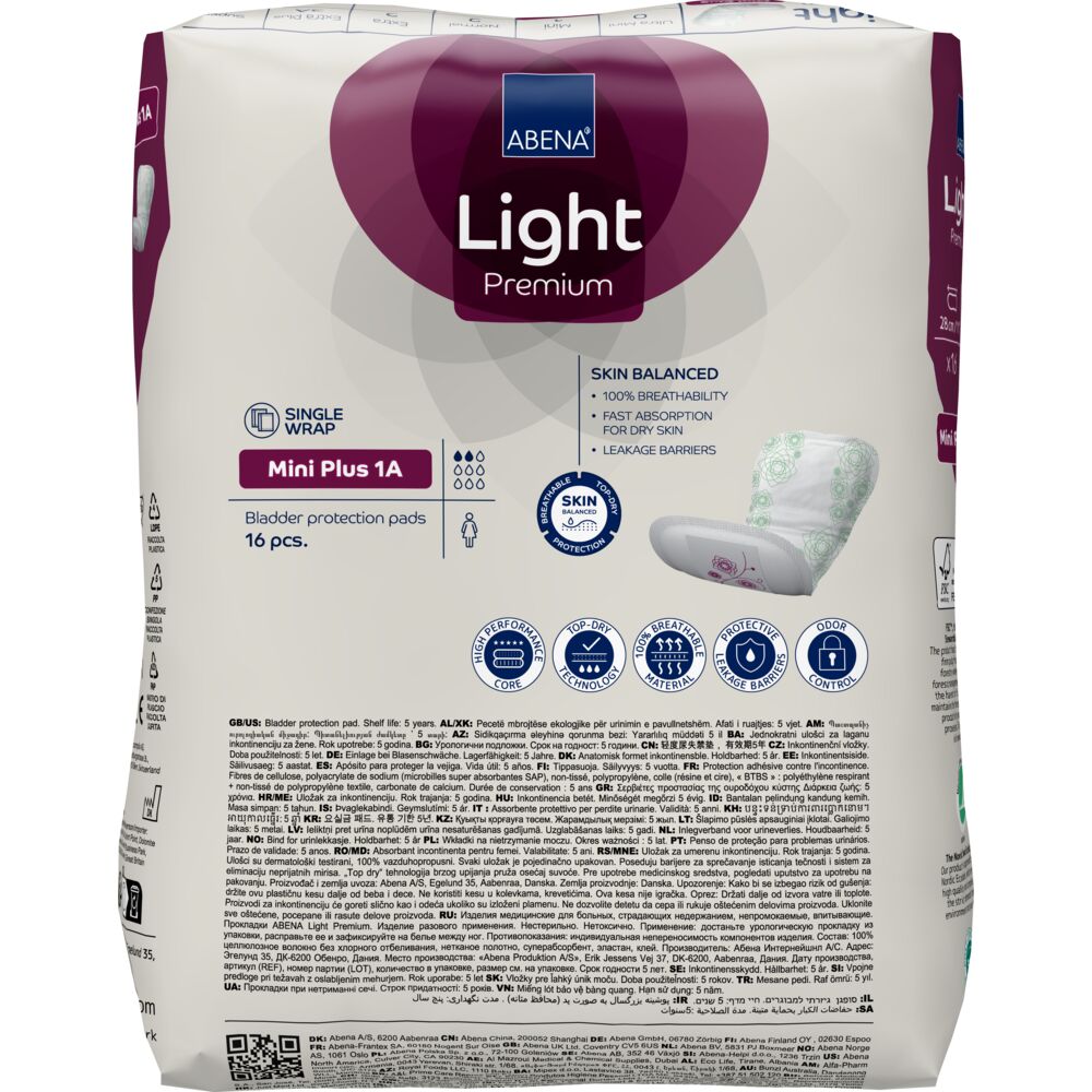 Abena Light Mini Plus 1A | 16 stk