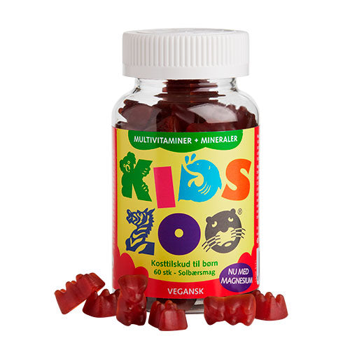 Kids Zoo Multivitamin + Mineraler | 60 gummies fra Kids Zoo på Mecindo.dk