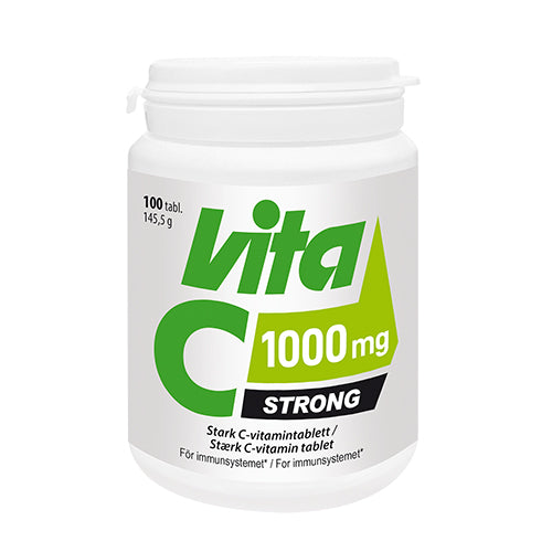 Vitabalans Vita C Strong | 100 Tabl. fra Vitabalans på Mecindo.dk