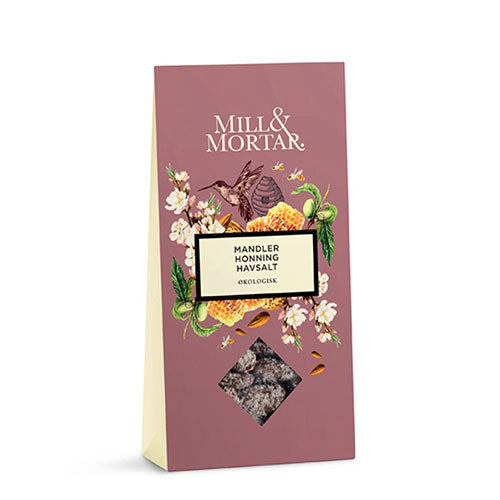 Nutty Munch Mandler Honning Havsalt Økologisk | 100 gr fra Nutty Munch på Mecindo.dk