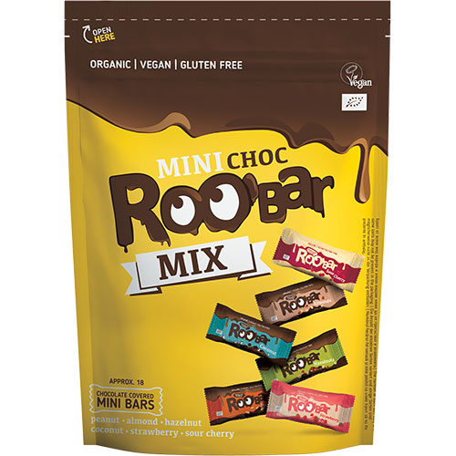 ROO'bar Mini Choc Mix Økologisk | 180 gr fra ROO'bar på Mecindo.dk
