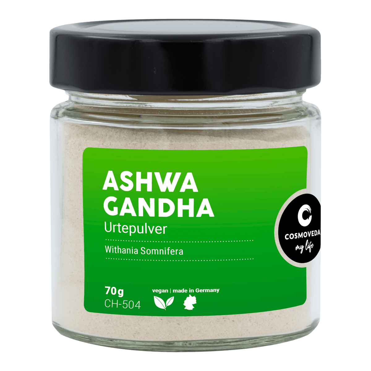 Cosmoveda Ashwagandha Pulver Økologisk | 70 g fra Cosmoveda på Mecindo.dk