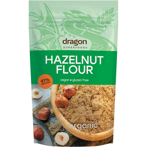 Dragon Superfoods Hasselnøddemel Økologisk | 200 gr fra Dragon Superfoods på Mecindo.dk