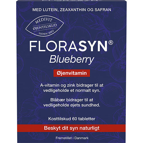 Florasyn Blueberry | 60 Tabl. fra Florasyn på Mecindo.dk