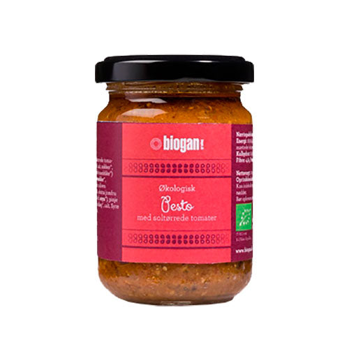 Biogan Økologisk Rød Pesto | 120 gr fra Biogan på Mecindo.dk