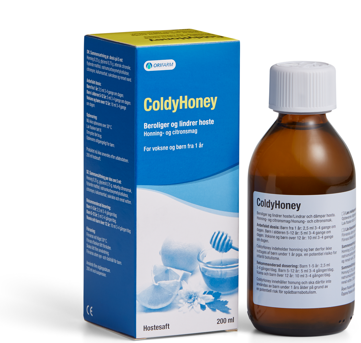 Coldy Honey Hostesaft | 200 ml fra Coldy på Mecindo.dk