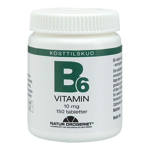 Natur-Drogeriet B6-vitamin 10 Mg | 150 kapsler fra Natur-Drogeriet på Mecindo.dk