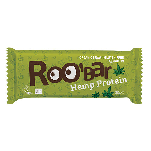 ROO'bar Bar Med Hamp Økologisk Raw Roobar | 30 gr fra ROO'bar på Mecindo.dk