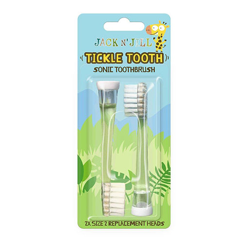 JackNJill Udskiftelige Børstehoveder T. Elektrisk Tandbørste Børn fra JackNJill på Mecindo.dk