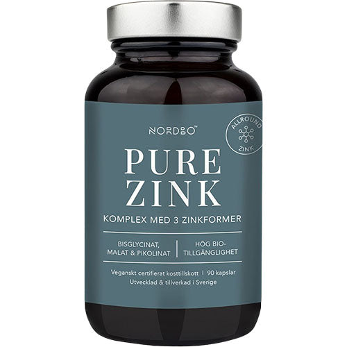 NORDBO Pure Zink | 90 kapsler fra NORDBO på Mecindo.dk
