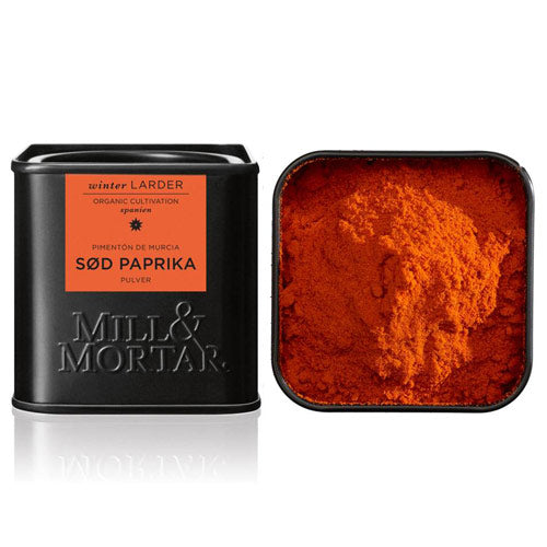 Mill & Mortar Paprika Sød Murcia Økologisk | 50 gr fra Mill & Mortar på Mecindo.dk