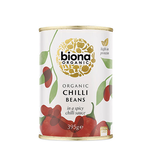 Biona Organic Chilli Beans Røde Kidneybønner I Chili Økologisk | 395 gr fra Biona Organic på Mecindo.dk