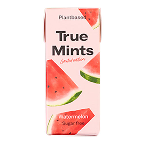 True Mints Pastiller Vandmelon - Limited Edition | 13 gr fra True Mints på Mecindo.dk