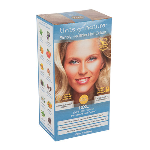Tints of nature Permanent Hårfarve 10 Xl Extra Light Blond | 130 ml fra Tints of nature på Mecindo.dk