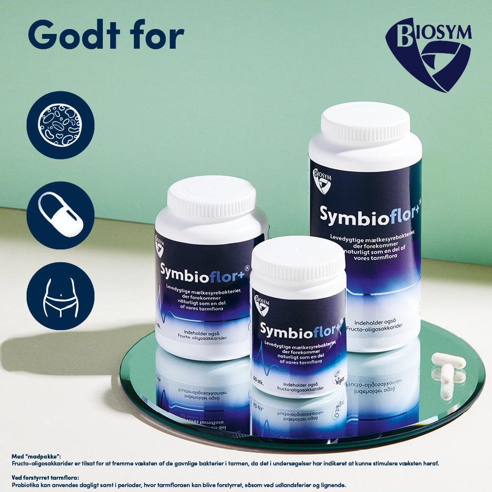 Biosym Symbioflor+ | 60 kapsler fra Biosym på Mecindo.dk