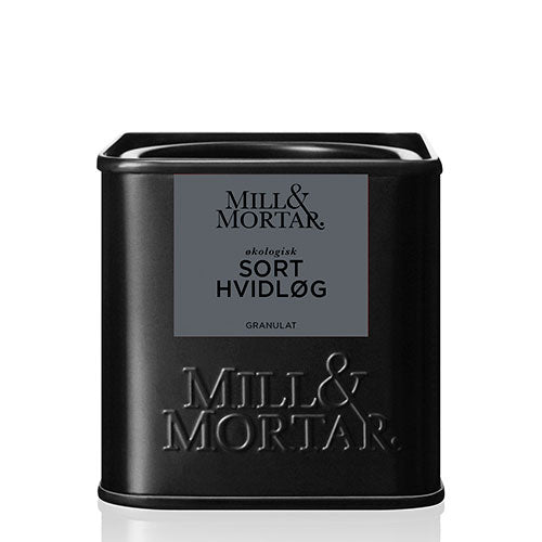 Mill & Mortar Sort Hvidløg - Granulat Økologisk | 40 gr fra Mill & Mortar på Mecindo.dk