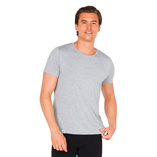 Boody Men´s Crew Neck T-shirt Lysegrå | Str. S fra Boody på Mecindo.dk