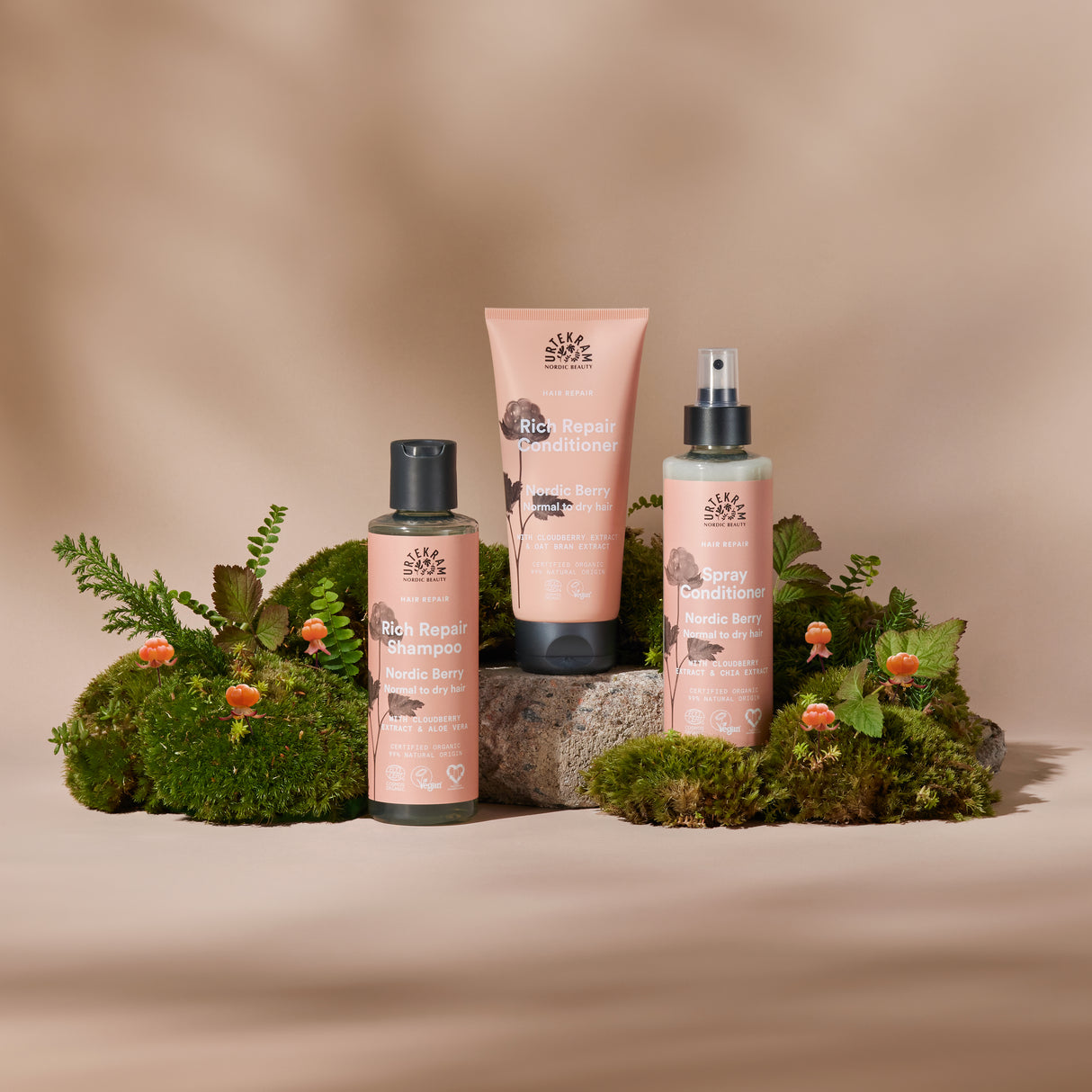 Urtekram Spray Conditioner Nordic Berry | 250 ML fra Urtekram på Mecindo.dk