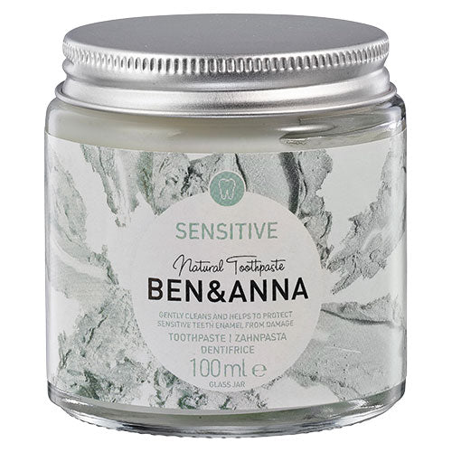 Ben & Anna Toothpaste (100 ml) | Sensitive - Fluoride Free fra Ben & Anna på Mecindo.dk
