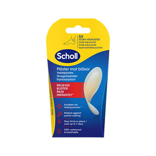 Scholl Blister Plasters Heel 5 Stk fra Scholl på Mecindo.dk