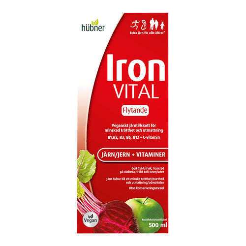 Hübner Iron Vital F | 500 ml fra Hübner på Mecindo.dk