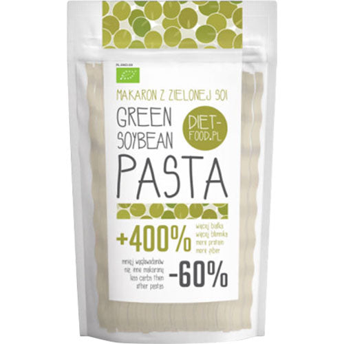 Diet-food Soja Fettuccine Grøn Økologisk Glutenfri | 200 gr fra Diet-food på Mecindo.dk