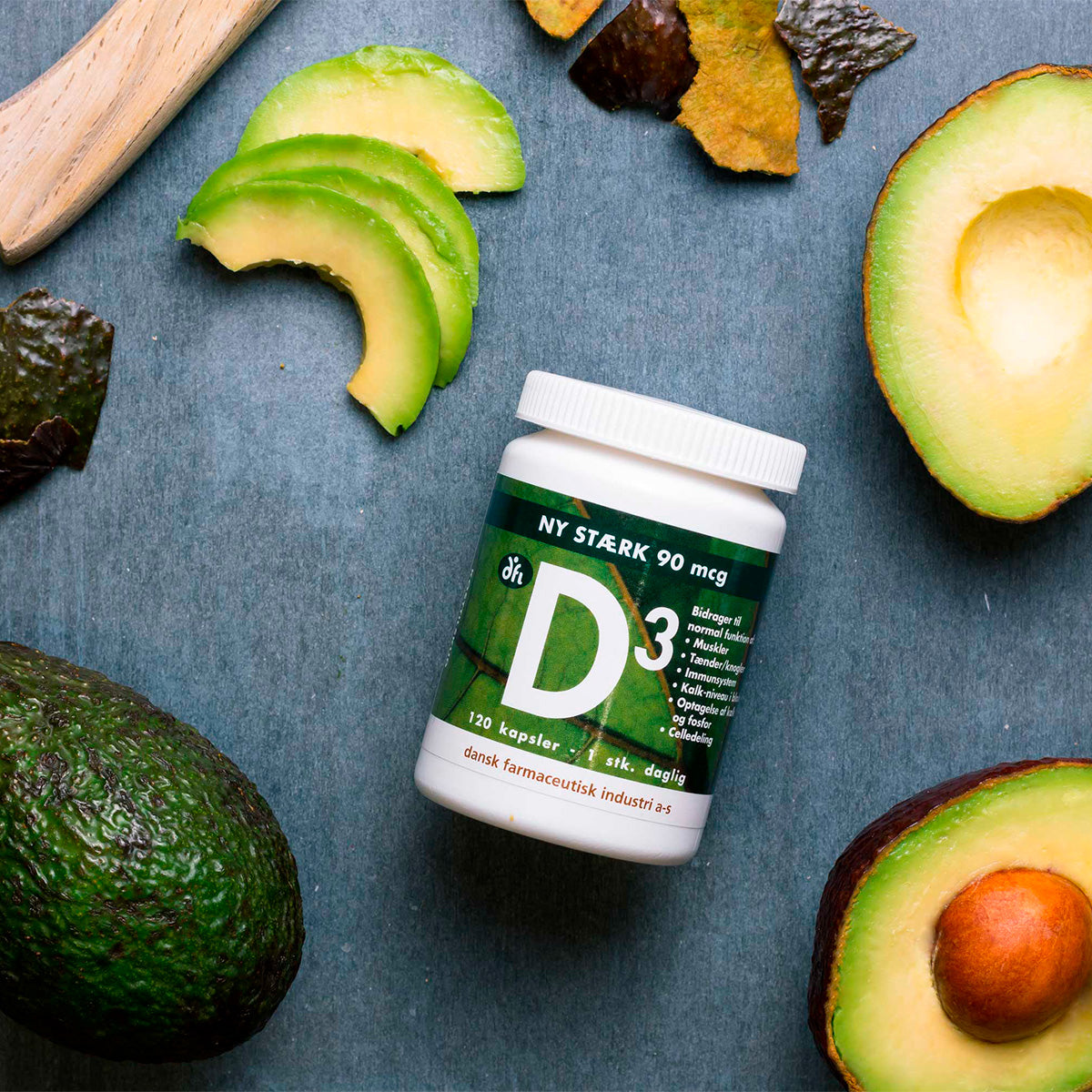 DFI D3-vitamin 90 Mcg | 120 kapsler fra Grønne dfi vitaminer på Mecindo.dk